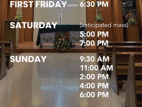 ayala mass schedule